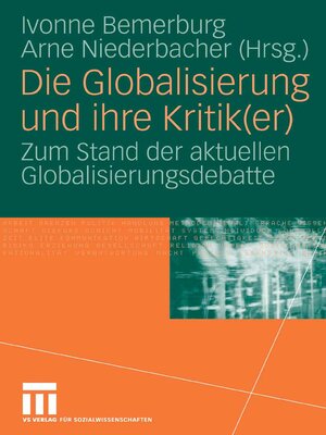 cover image of Die Globalisierung und ihre Kritik(er)